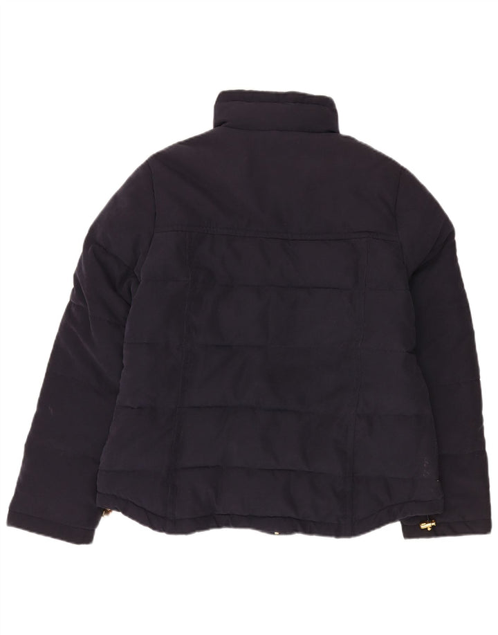 JOULES Veste matelassée pour femme UK 14 Large Bleu Marine Polyester