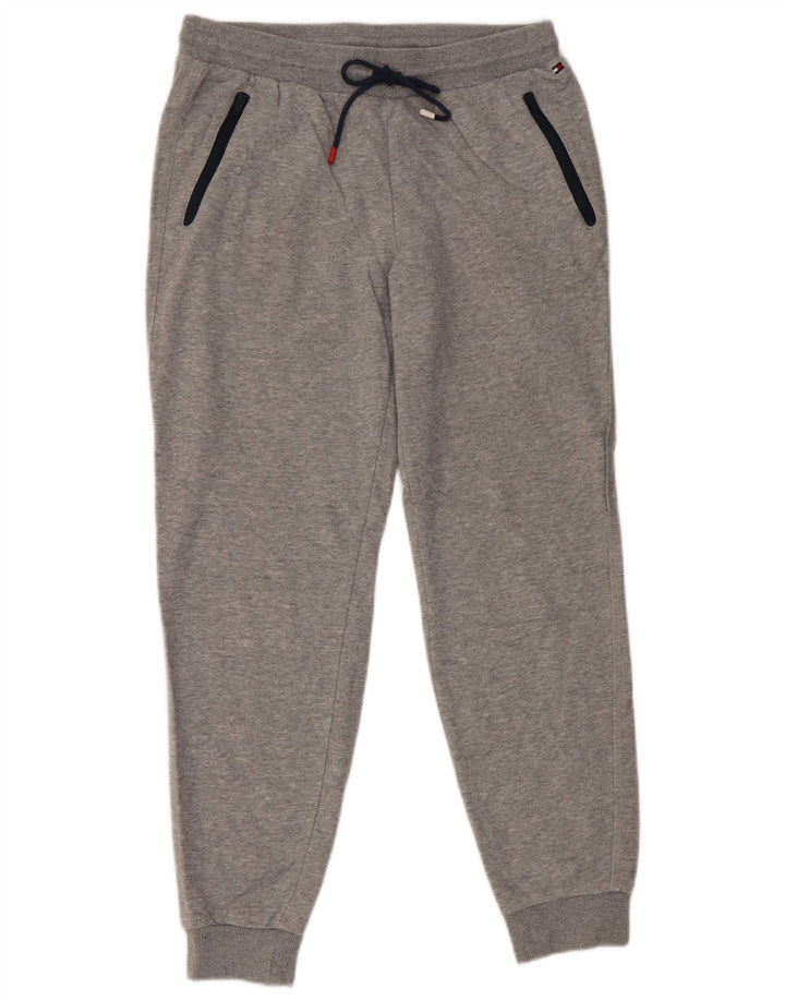 Tommy Hilfiger Pantalon de survêtement pour homme en coton gris Small