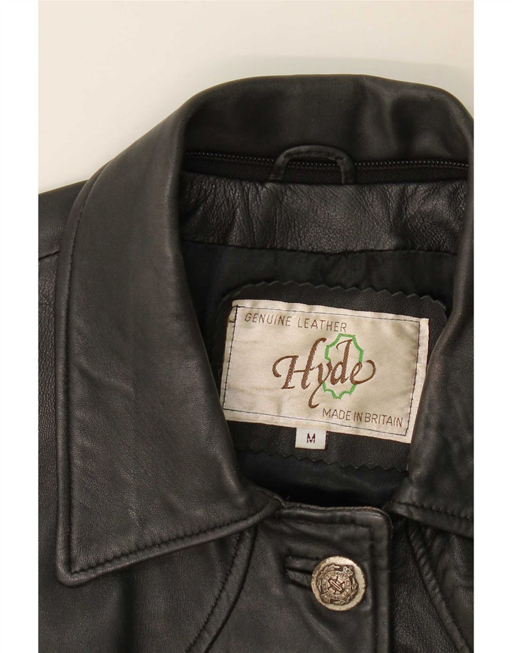 Hyde Manteau en cuir pour femme UK 14 Noir moyen