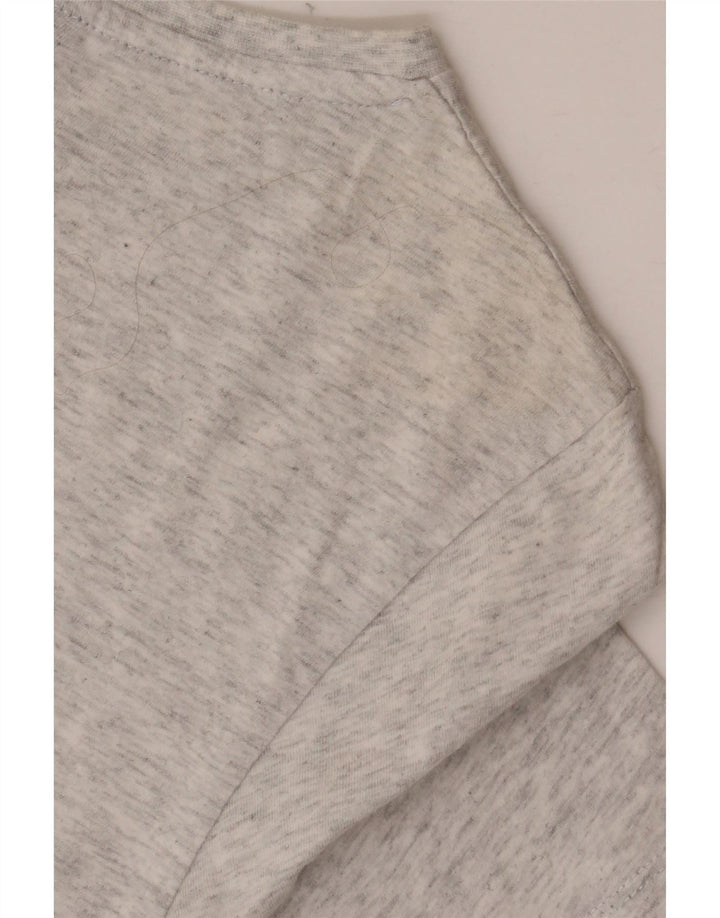 ELLESSE T-Shirt Graphique Fille 12-13 ans Gris Chiné Coton