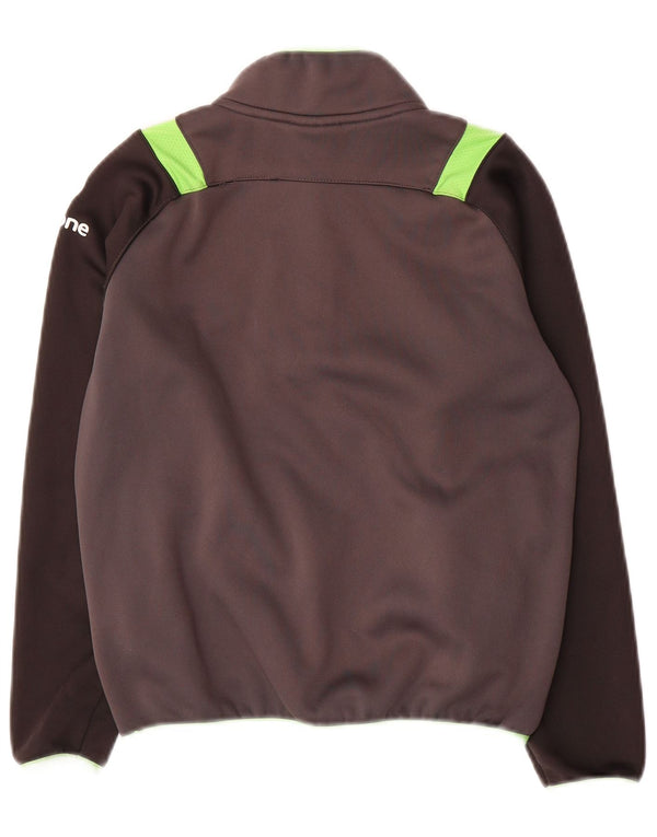 Canterbury Sweat-shirt graphique IRFU pour garçon 9-10 ans Gris Colorblock