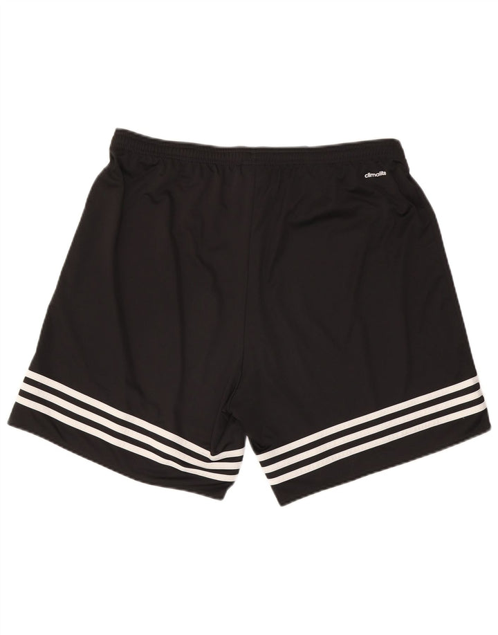 Adidas Short de sport pour homme XL en polyester rayé noir
