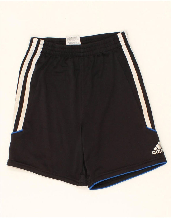 ADIDAS Boys Sport Shorts 3-4 Years Black Polyester Vintage Adidas and Second-Hand Adidas from Messina Hembry 