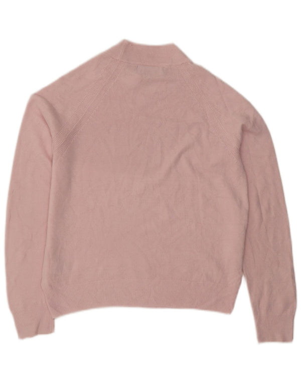 Marks & Spencer Pull court à col roulé pour femme UK 8 Small Rose