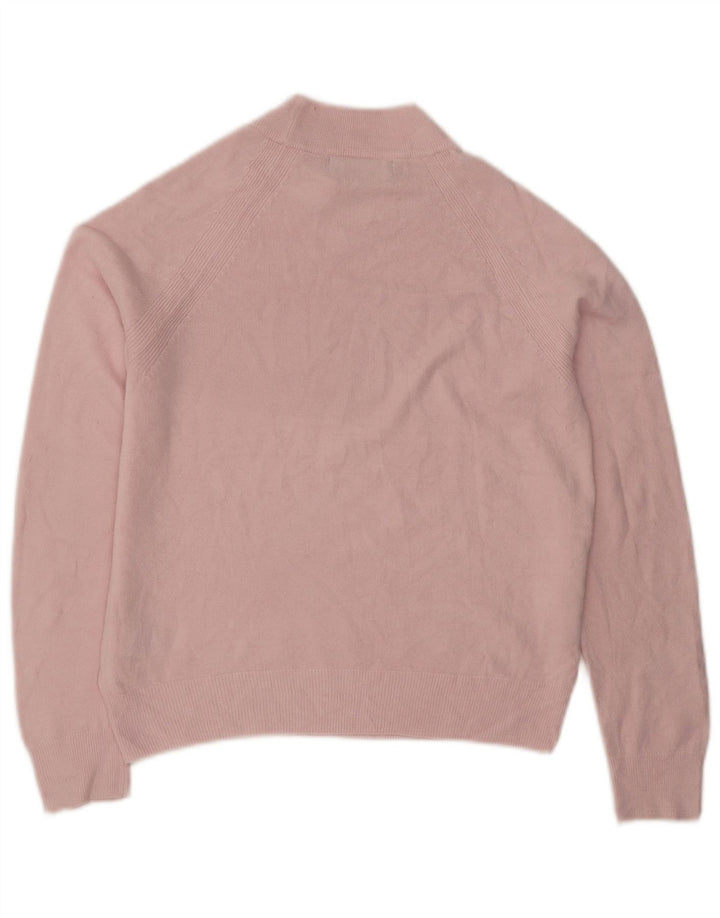 Marks & Spencer Pull court à col roulé pour femme UK 8 Small Rose