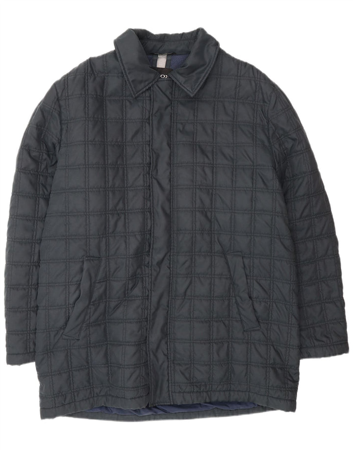 Geox Manteau matelassé Respira pour homme IT 56 3XL Bleu marine Polyester