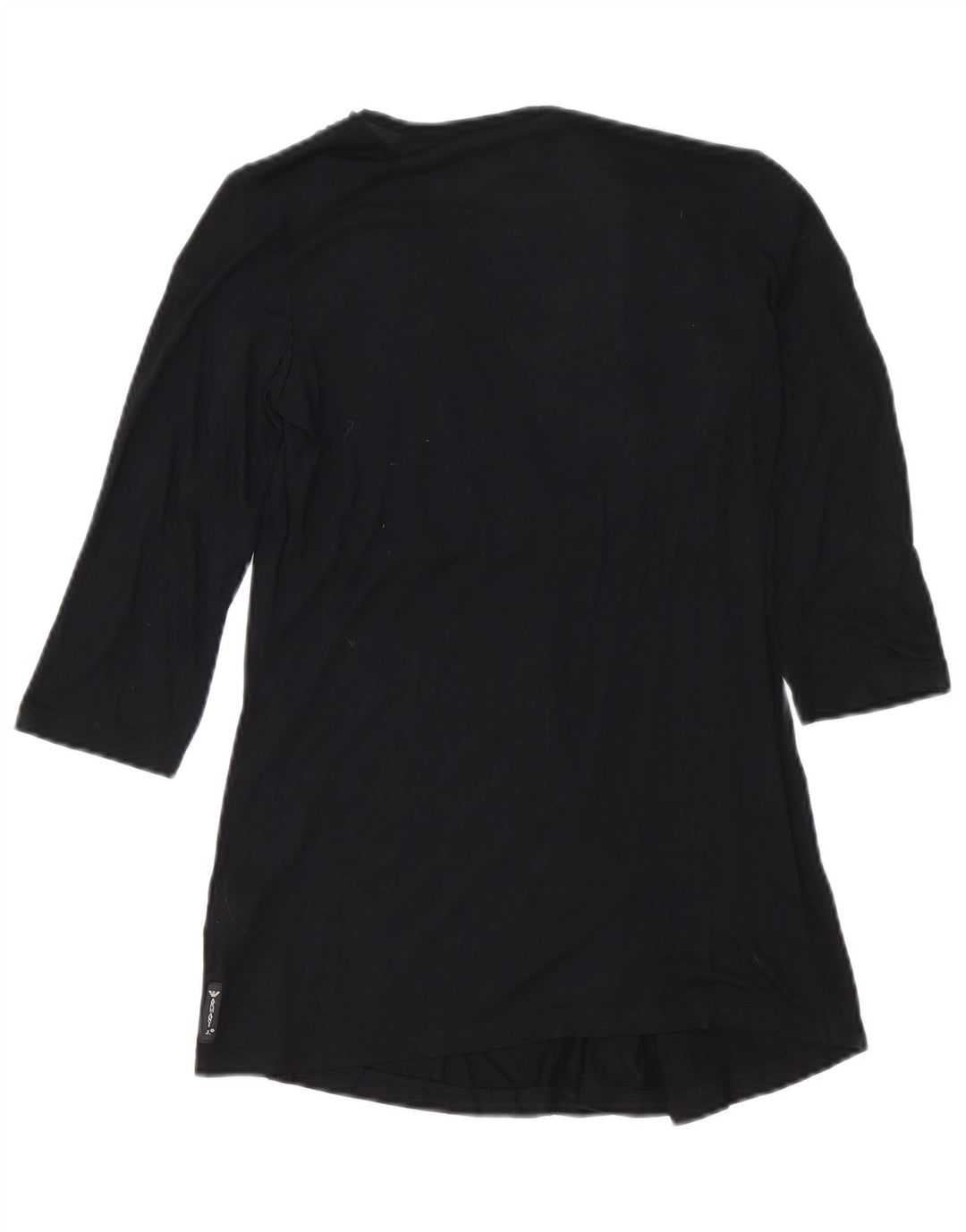 Armani Jeans Haut Femme Manches 3/4 EU 38 Medium Noir Viscose