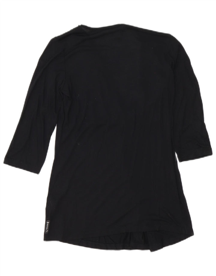 Armani Jeans Haut Femme Manches 3/4 EU 38 Medium Noir Viscose