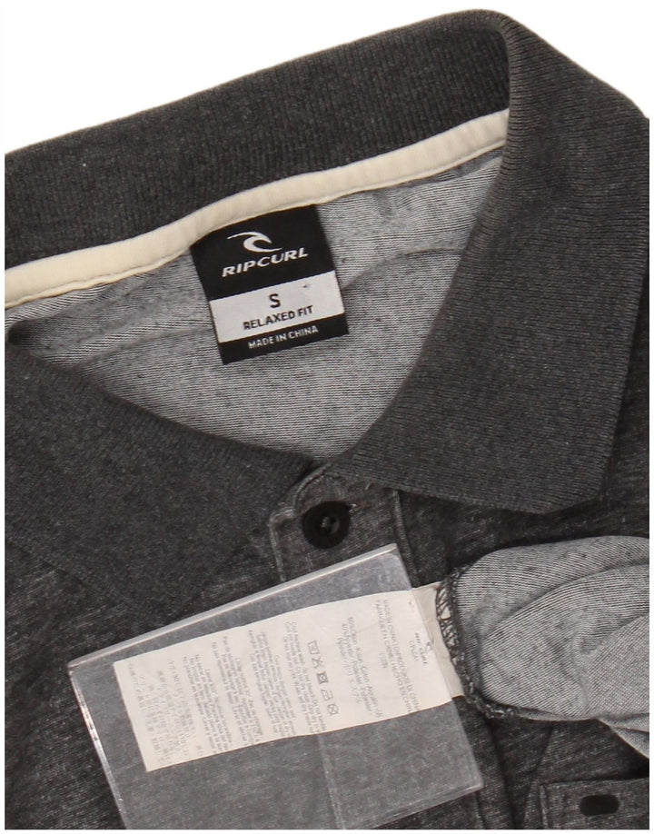 RIP CURL Polo coupe décontractée pour homme en coton gris petit