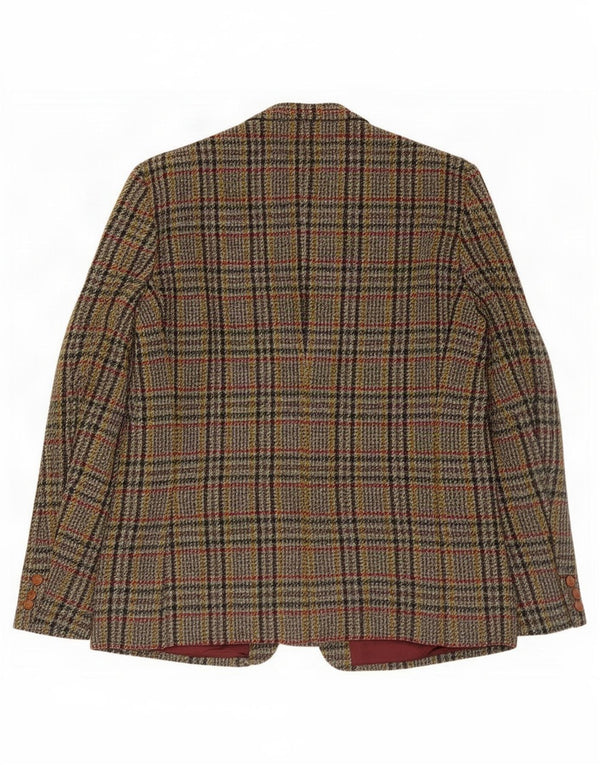 Al Duca D'Aosta Veste Blazer 2 Boutons Homme IT 54 2XL Carreaux Multicolores