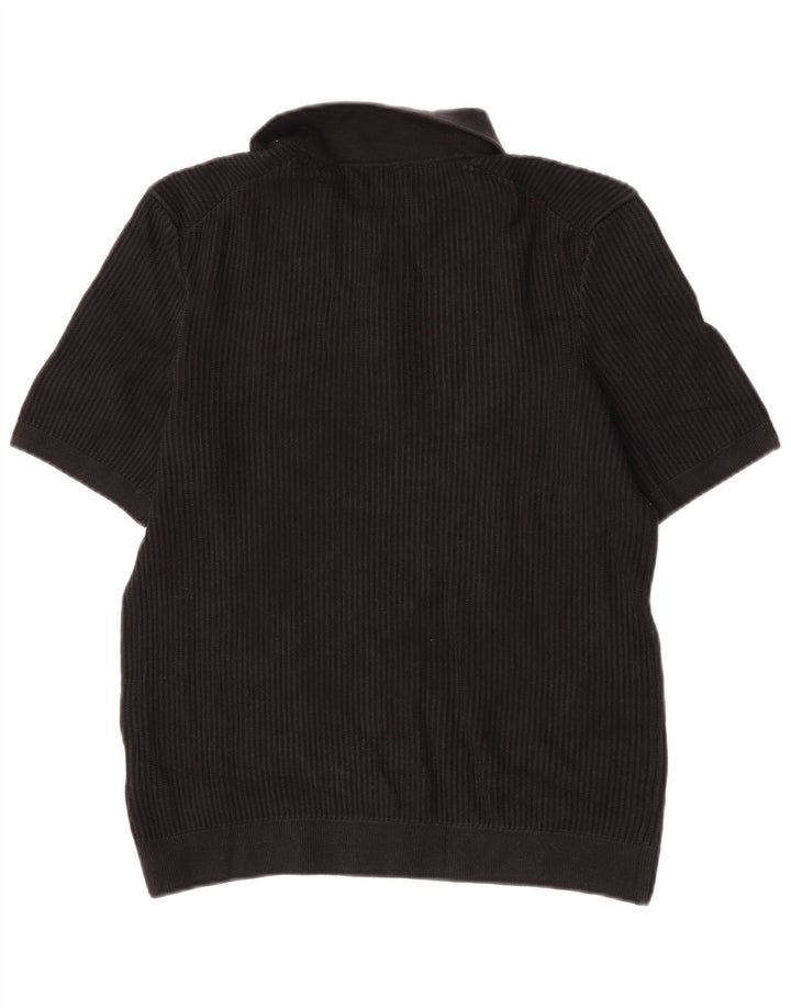Cos Polo Regular Homme Petit Coton Noir