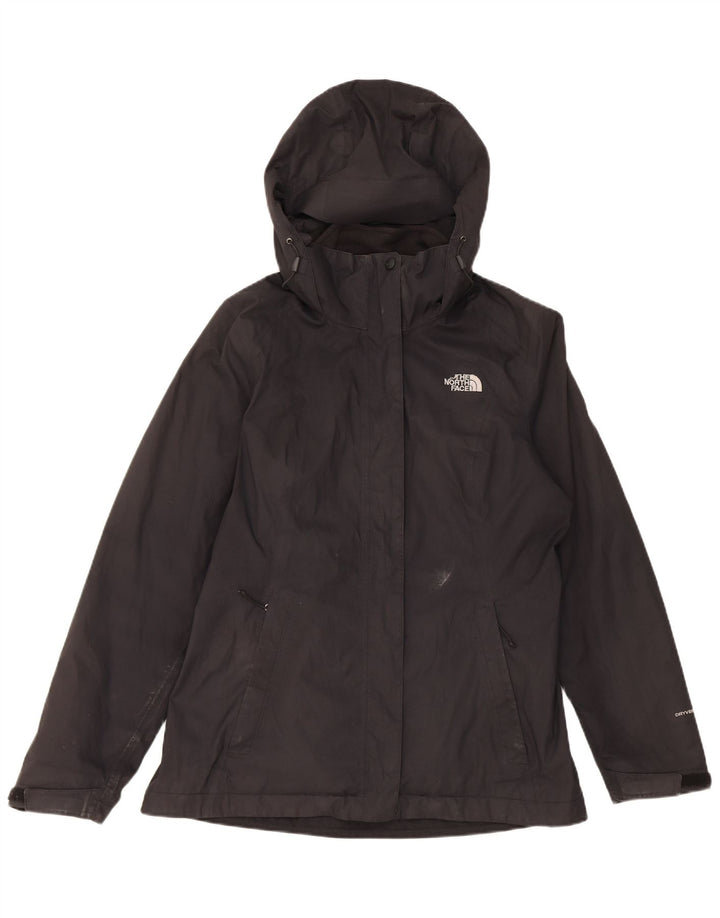 The North Face Veste coupe-vent à capuche pour femme UK 14 Medium Noir