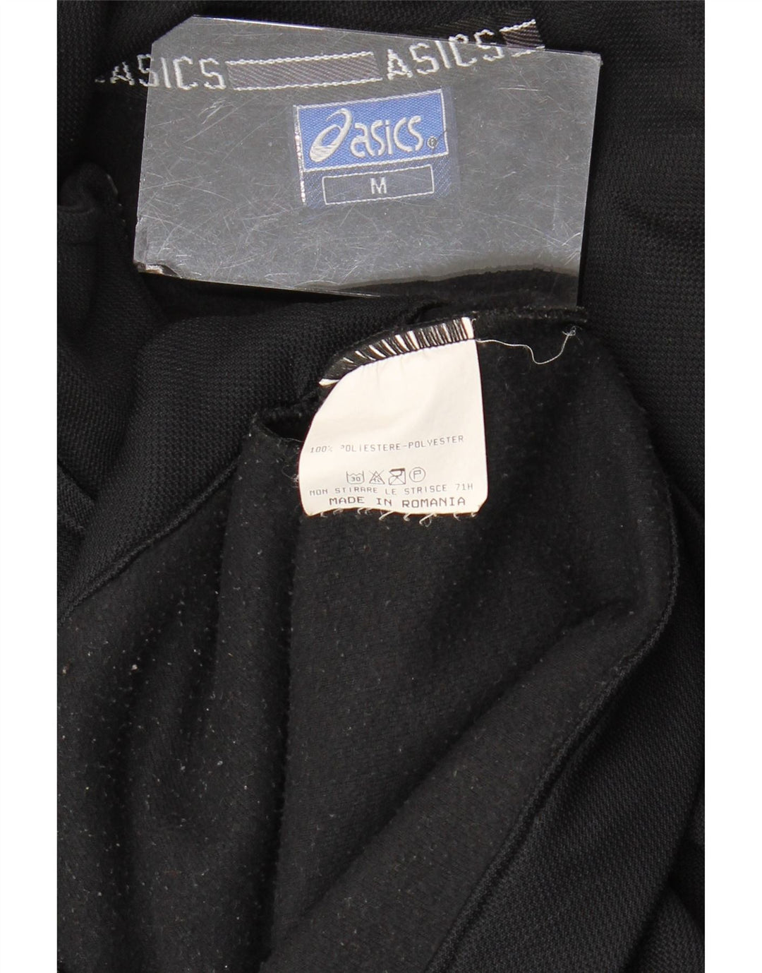 Asics Veste de Survêtement Graphique Homme Noir Moyen Polyester Colorblock