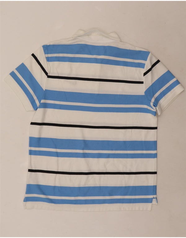Nike Polo Homme Grand Coton Rayé Blanc