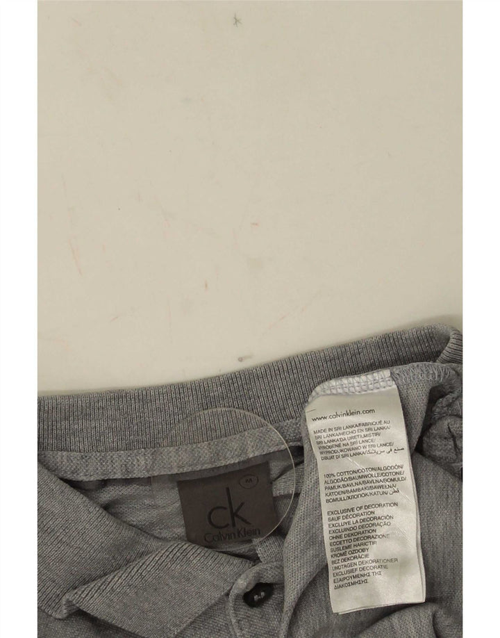 Calvin Klein Polo Homme Gris Moyen Coton