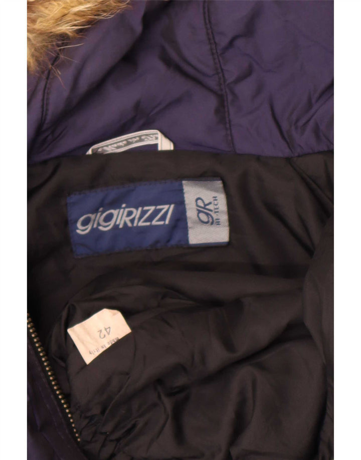 Gigi Rizzi Veste coupe-vent pour femme IT 42 Bleu marine moyen Colourblock