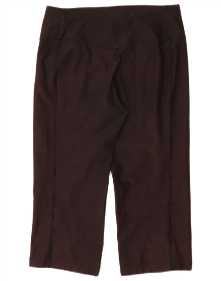 Nike Legging Capri Dri Fit Femme UK 12 Noir Moyen Polyester
