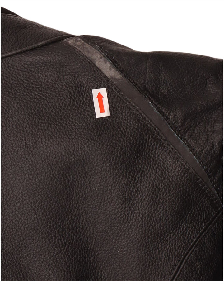 LEWIS Veste de motard en cuir pour femme UK 18 XL Cuir noir