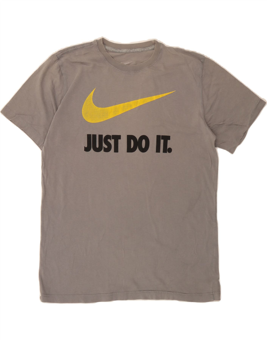 NIKE Mens Regular Fit Graphic T-Shirt Top Large Grey Cotton Vintage Nike and Second-Hand Nike from Messina Hembry 