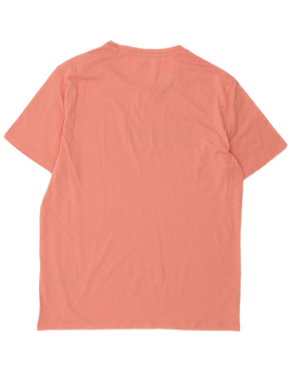 Guess T-shirt graphique pour homme UK 42 Large Rose Coton
