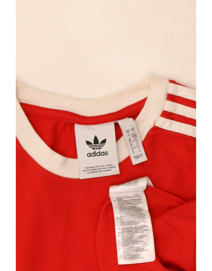 Adidas T-Shirt Homme Haut Petit Rouge Coton