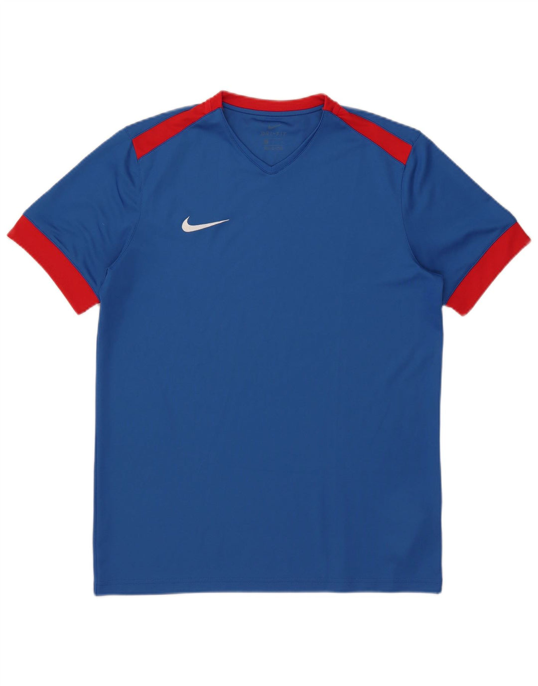 NIKE T-shirt Dri Fit pour hommes en polyester color block grand bleu