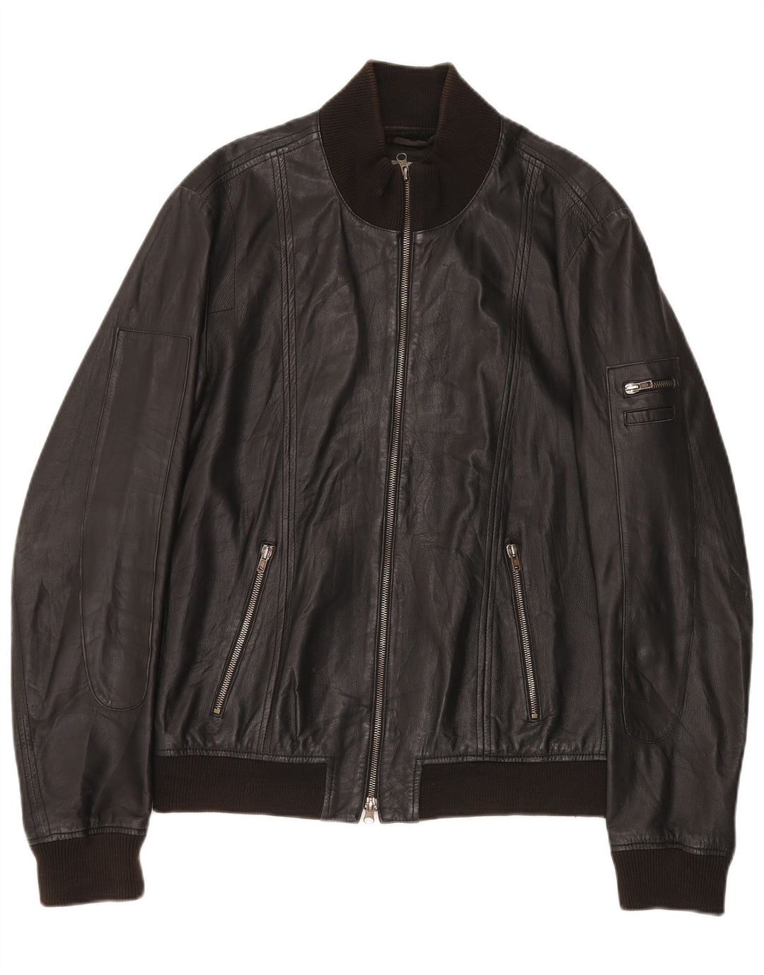 Zen Veste en Cuir Homme IT 54 XL Cuir Noir