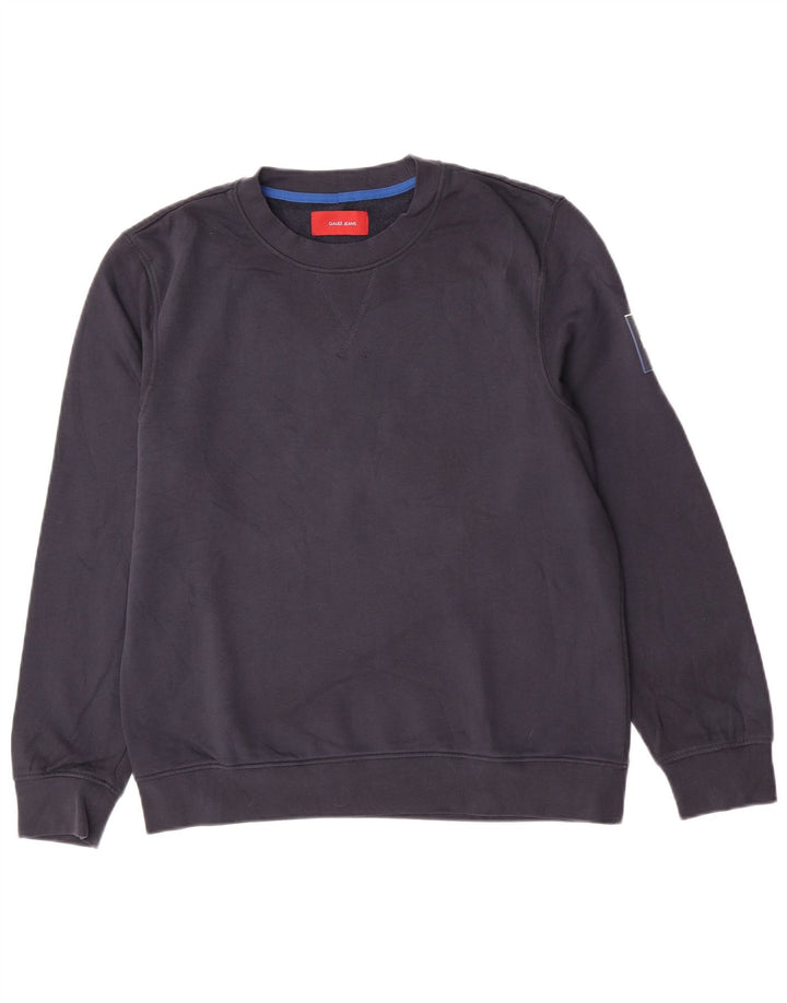 Gaudi Homme Sweatshirt Jumper Moyen Bleu Marine Coton