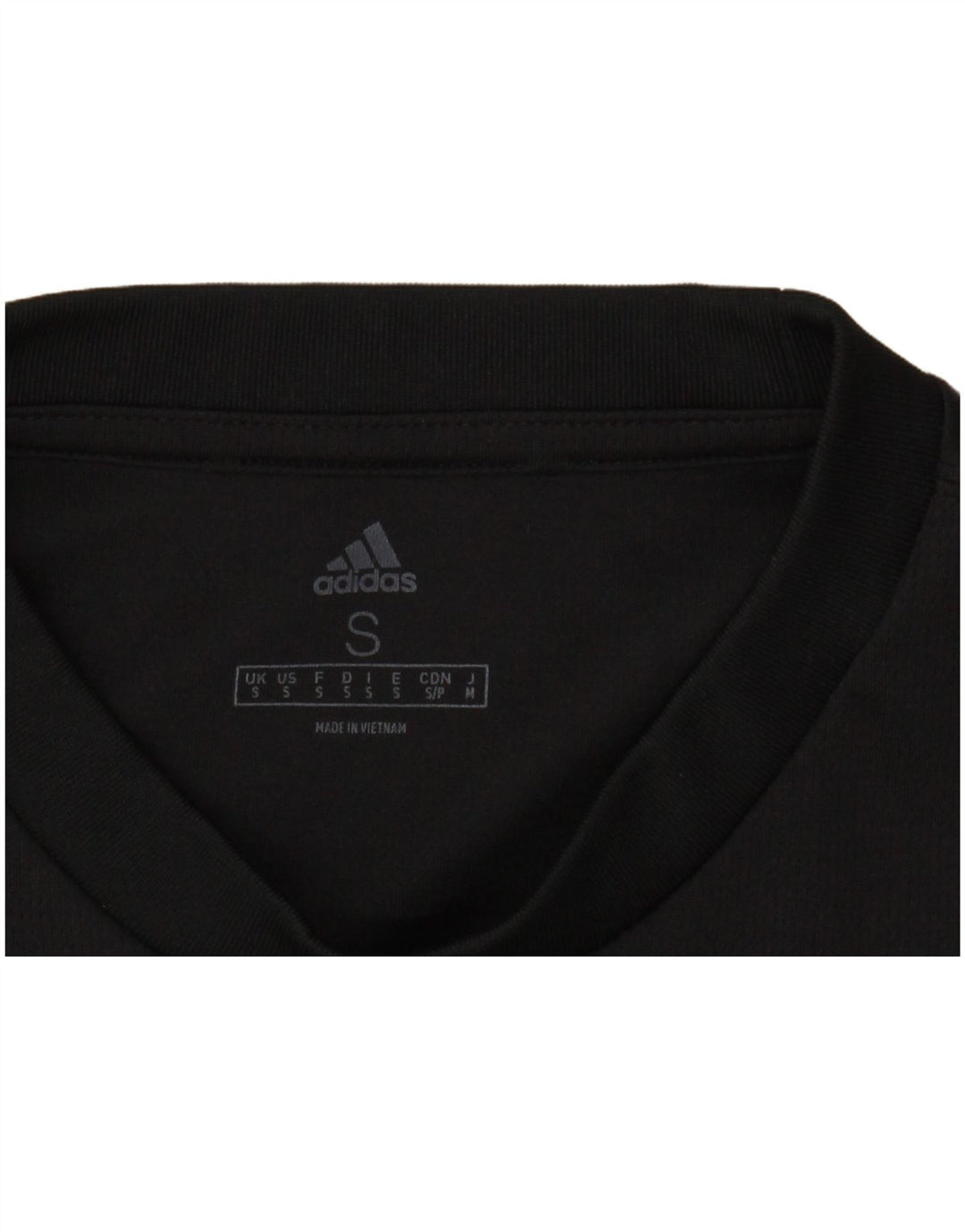 ADIDAS T-shirt graphique pour hommes, petit, noir, polyester
