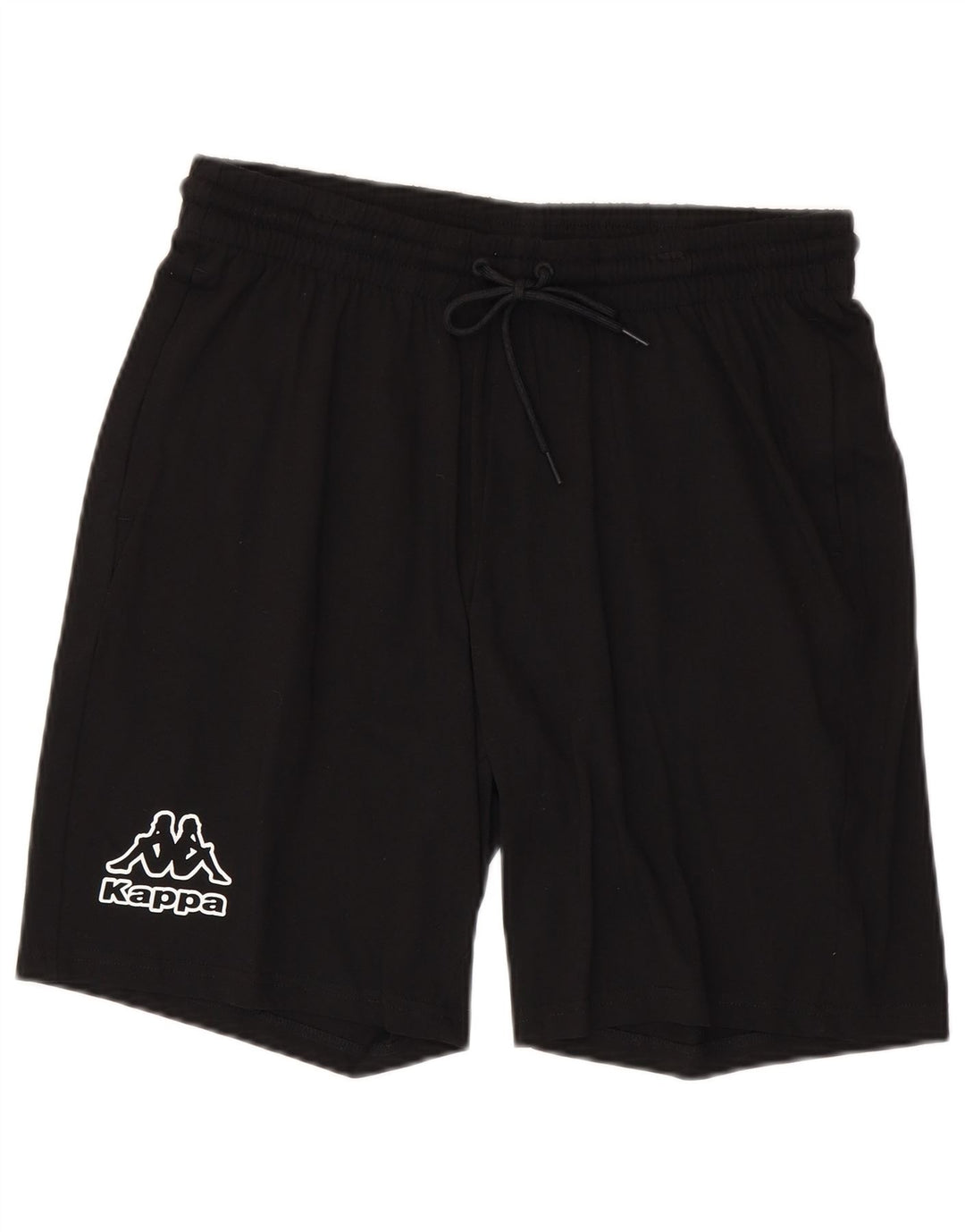 KAPPA Short de Sport Graphique Homme Grand Noir Coton