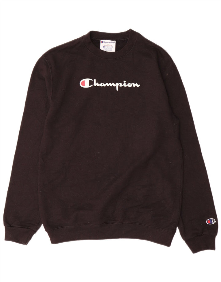 Champion Sweat-shirt graphique pour garçon 11-12 ans Grand Noir Sports