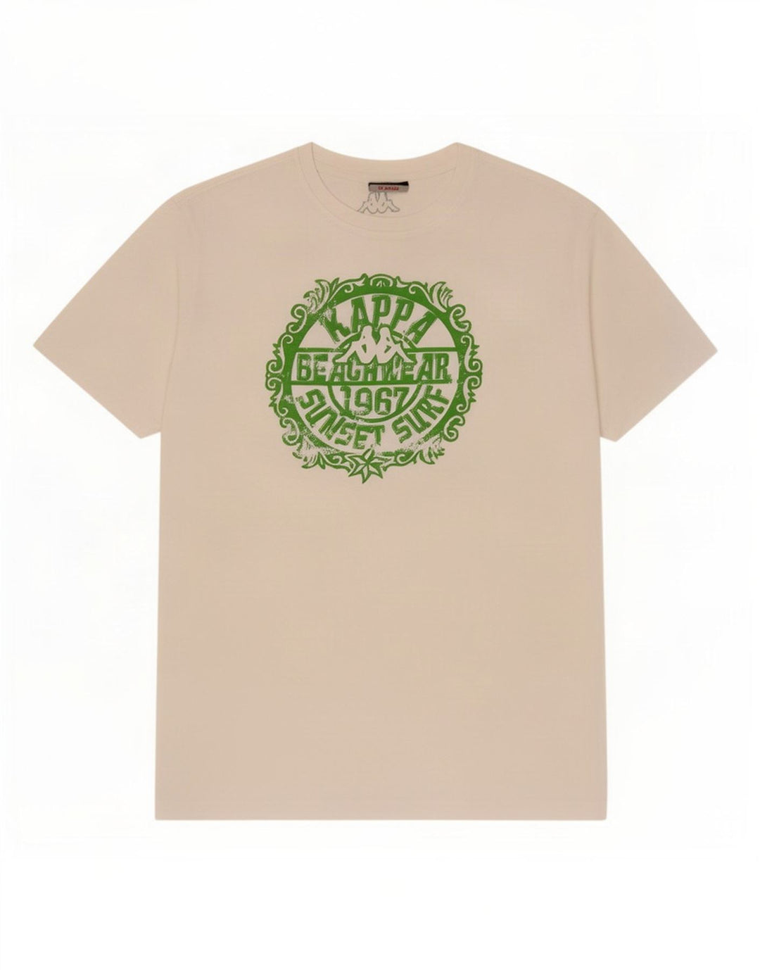Kappa T-Shirt Graphique Homme XL Blanc