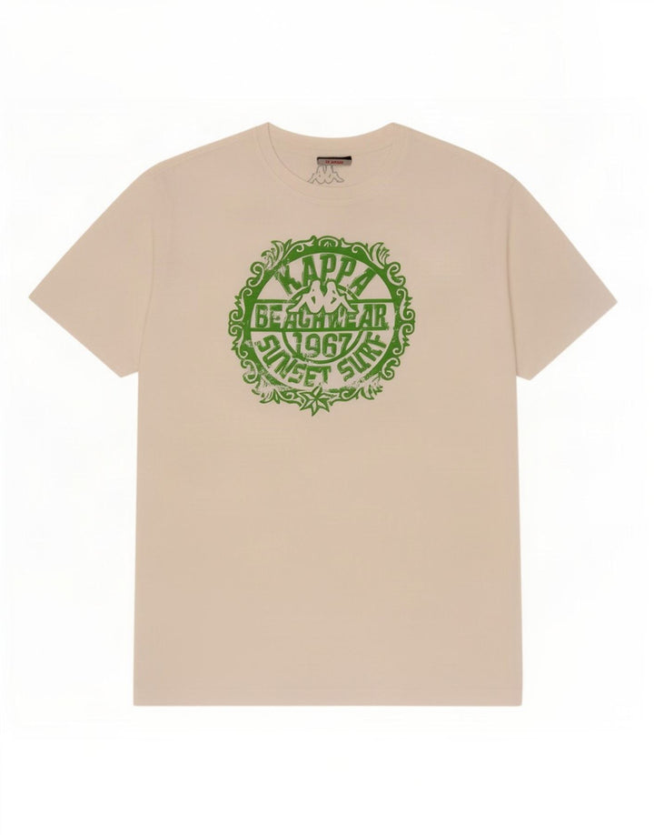 Kappa T-Shirt Graphique Homme XL Blanc