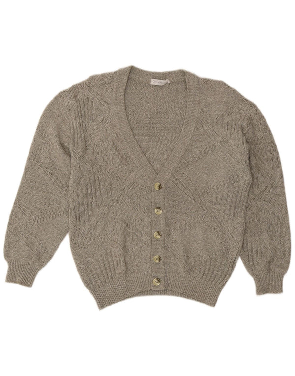 vintage Mens Cardigan Sweater IT 50 Grand Gris