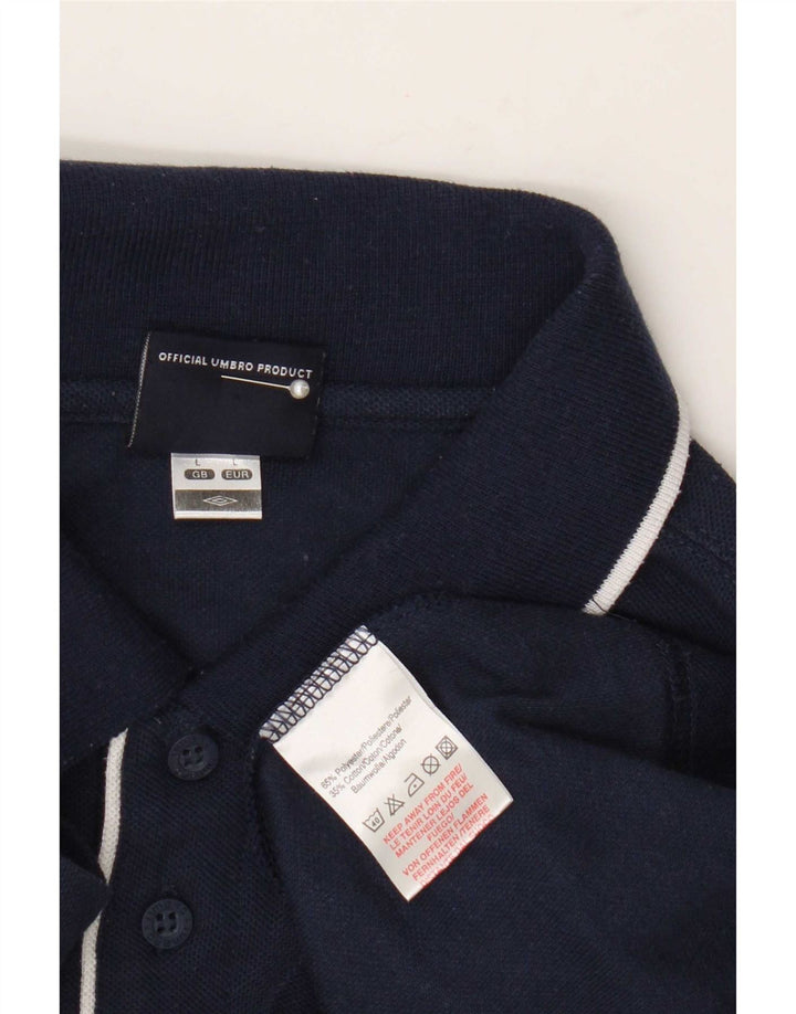 Umbro Polo Homme Grand Bleu Marine Polyester