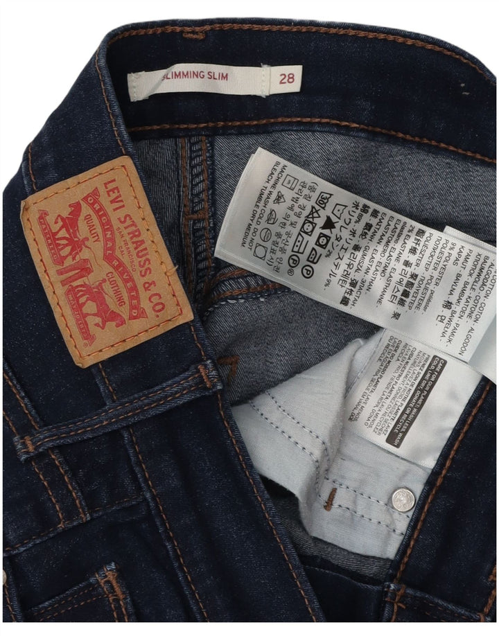 LEVI'S Jean Slim Amincissant Femme W28 L30 Bleu Coton