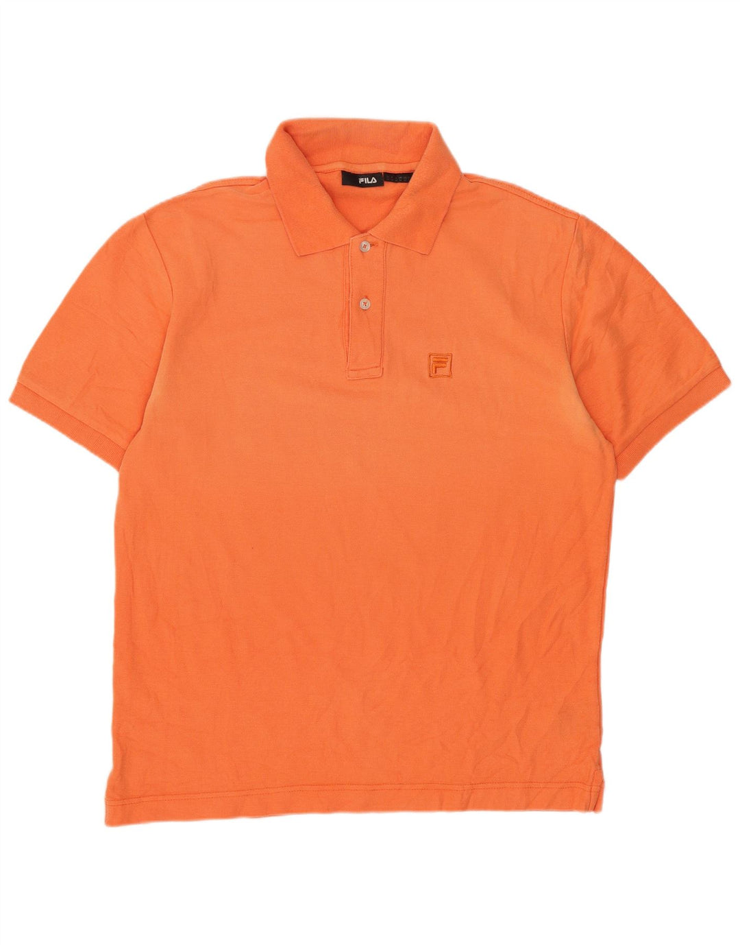 Fila Polo Homme Orange Moyen Coton