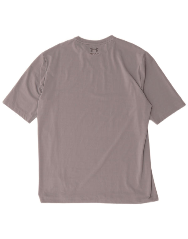 Under Armour T-Shirt Heat Gear Homme XL Gris Polyester
