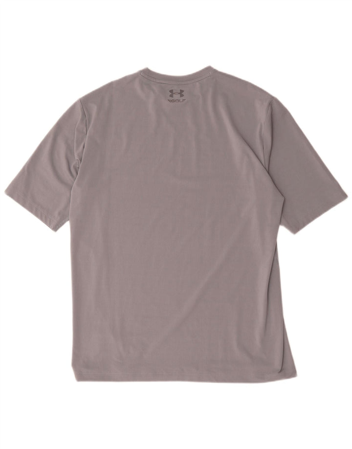 Under Armour T-Shirt Heat Gear Homme XL Gris Polyester