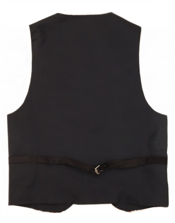 Gilet homme vintage Polyester géométrique marron moyen