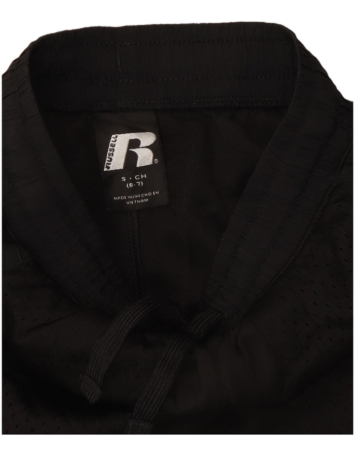 Russell Athletic Short de sport pour garçon 6-7 ans Petit Noir