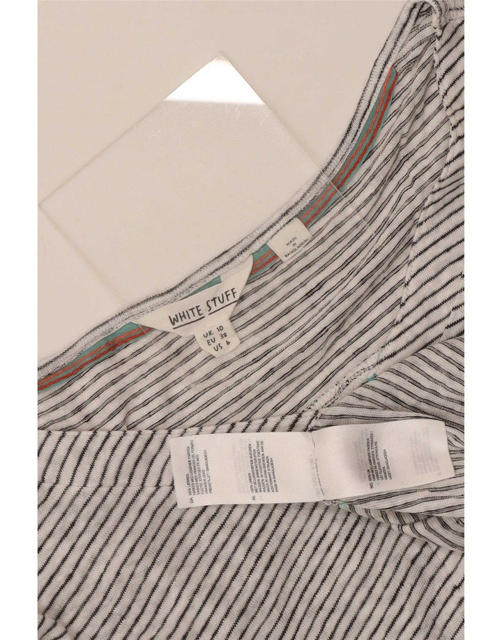 White Stuff Womens Blouse Top UK 10 Small Rayé Lin