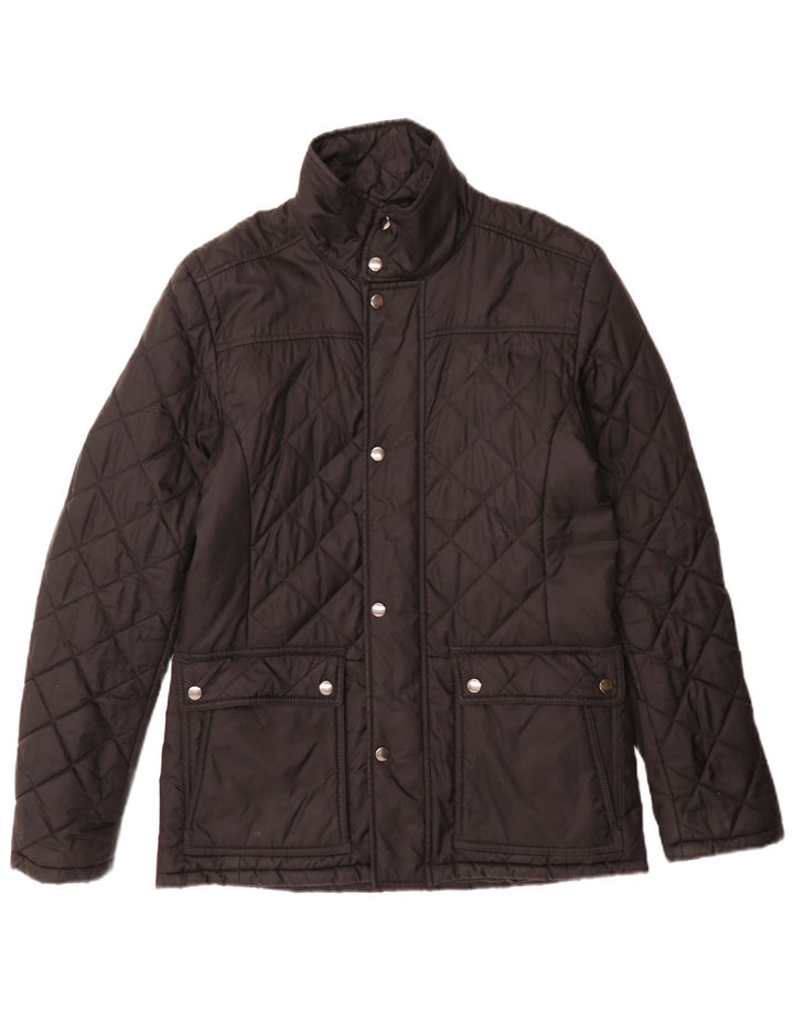 Reiss Veste matelassée pour homme UK 38 Medium Noir Nylon