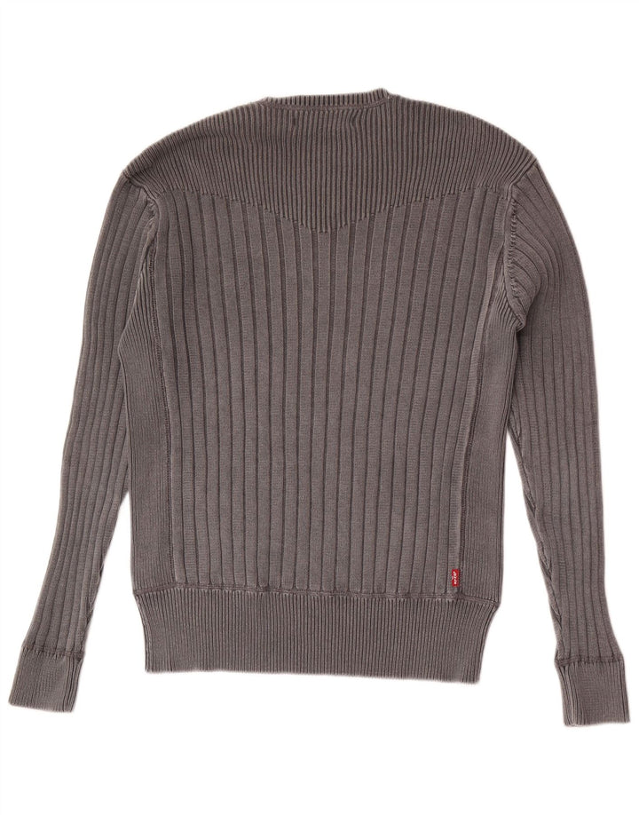 Levi's Pull Ras du Cou Pull Homme Gris Large Coton
