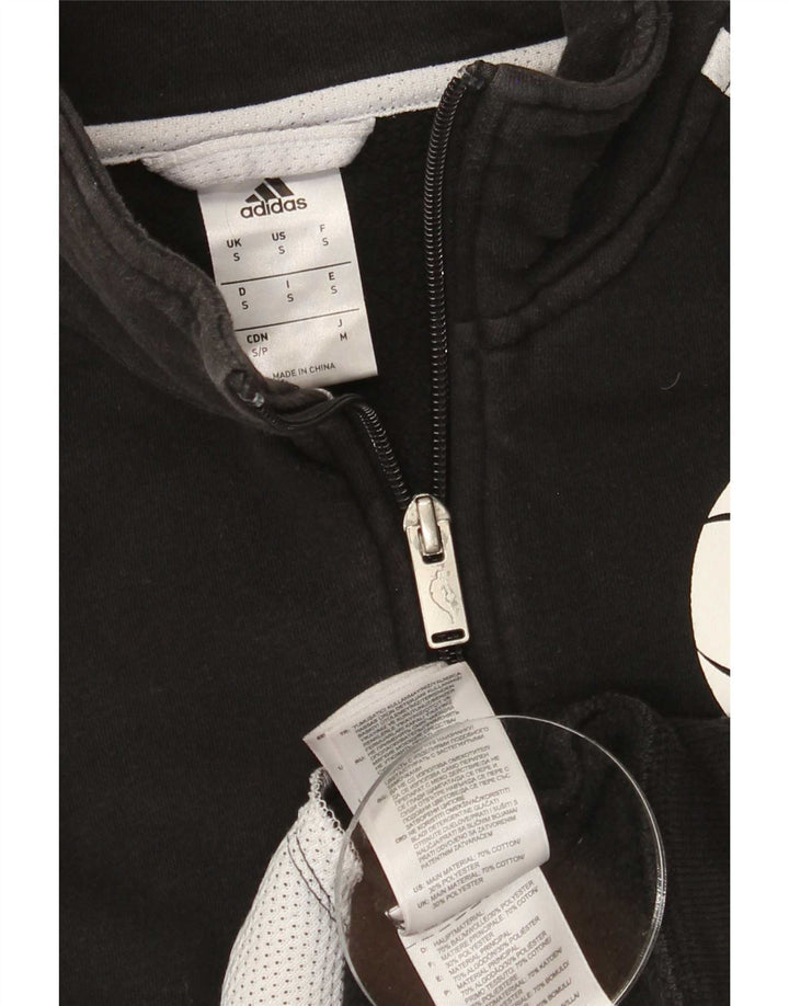 Adidas Homme Brooklyn Nets Graphic Survêtement Top Veste Petit Noir Coton