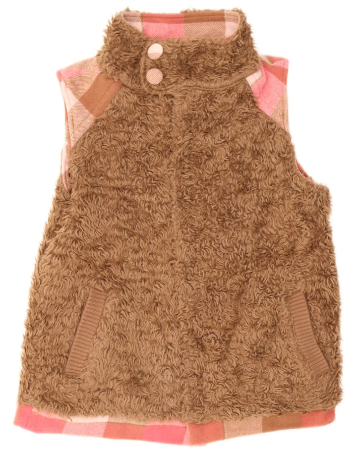 Animal Gilet réversible pour femme UK 44 Medium Pink Check