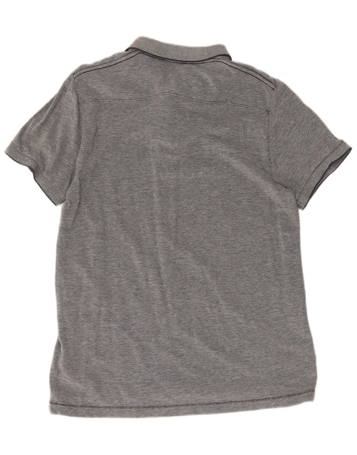 French Connection Polo Slim Homme Large Gris Moucheté Coton