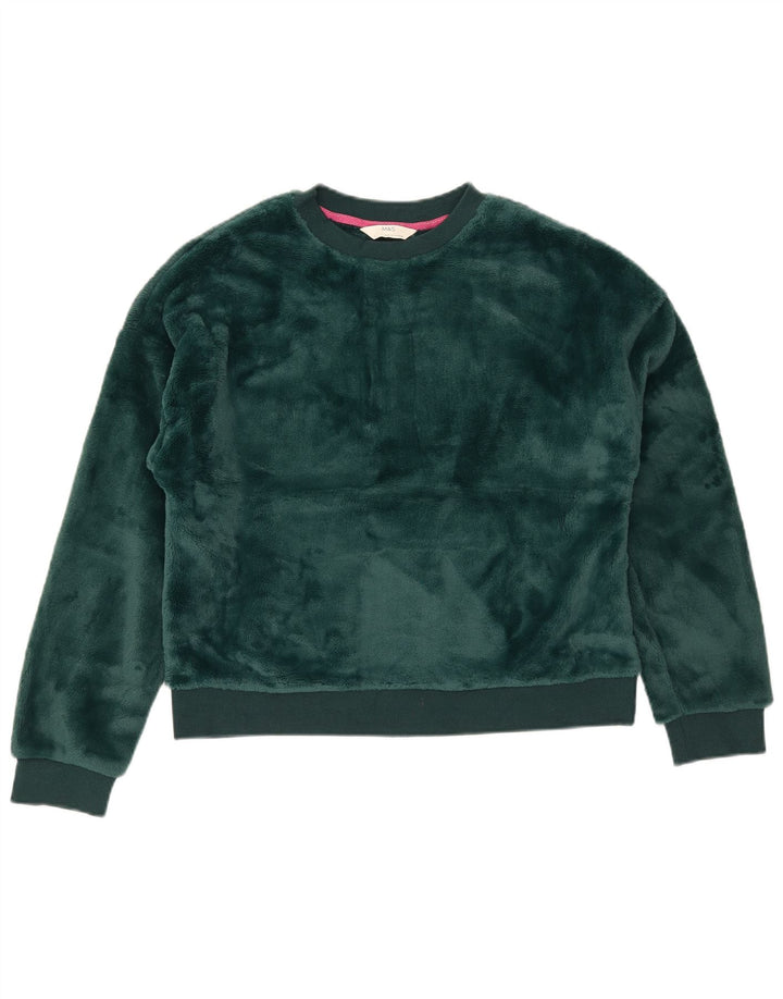 Marks & Spencer Sweat-shirt court surdimensionné pour femme UK 10 Petit Vert