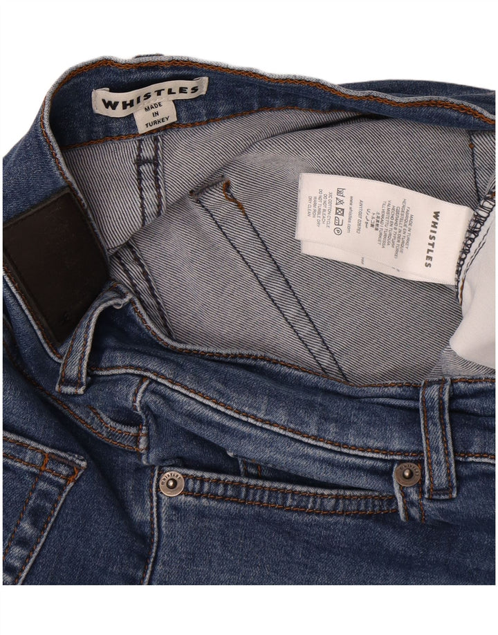 Whistles Jean Court Femme W28 L24 Bleu Coton