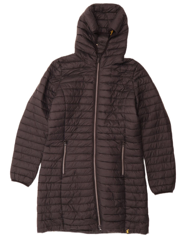 Joules Manteau rembourré à capuche pour homme UK 12 Medium Noir Polyamide